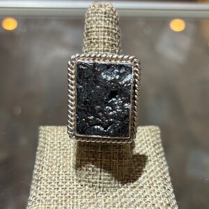 Sterling Silver Hematite Ring